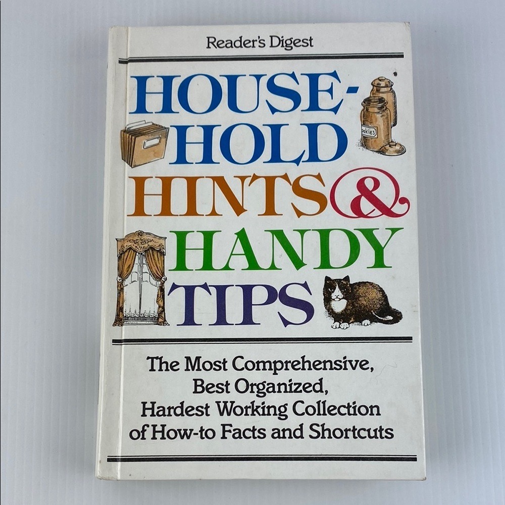Readers Digest Household Hints and Handy Tips Book Hardcover